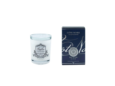 NEW Silver 185g Candle FLAT LID - Eau de Vie - CGS18505